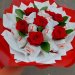 Букет из конфет Raffaello с розами