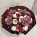 Букет с шоколадными конфетами, зефиром и орхидеями